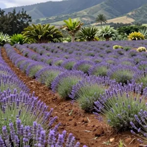 Farm animals grazing in Maui’s Upcountry region