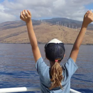 Students exploring ocean ecosystem during educational camp