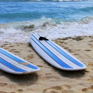 Soft top surfboard rental at Waikoloa Beach Resort