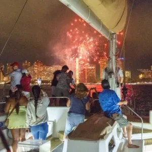 Nighttime sail to watch Honolulu fireworks display