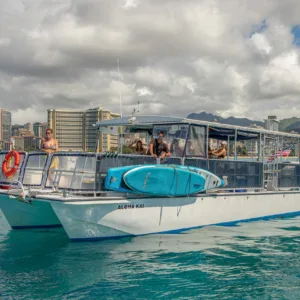 Luxury private catamaran with spa treatments onboard
